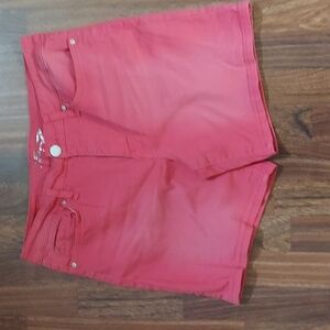 Women's Coral Denim Weekend Shorts